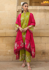 Winter - Sahar - Khaddar/Shawl - Unstitched 25 - AW2-25-04 - Fuchsia Sage