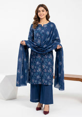 Winter - Rubaaiyat - Pashmina Embroidered 26 - D#08 - Blue