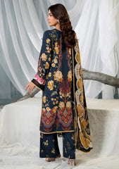 Winter - Meerak - Embroidered Linen 25 - Navy Charm