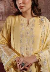 Formals - Sahar - Luxury Embroidered - S25-FE-V1-03 - Pale Primrose