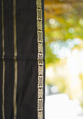 Broshia Lawn Shawl D - 09 - Black