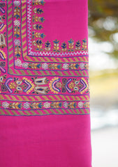Pashmina Ari Work Shawl D - 160D - SH PINK