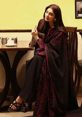 Winter - Cross Stitch - Khaddar Unstitched 25 - KAR#102 - GARNET GRACE