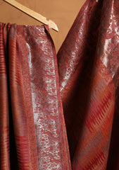 Pashmina Zari Jamawar Shawl D#23 - Red