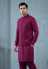 Elite Men Kandi Silk Unstitched Waistcoat Fabric