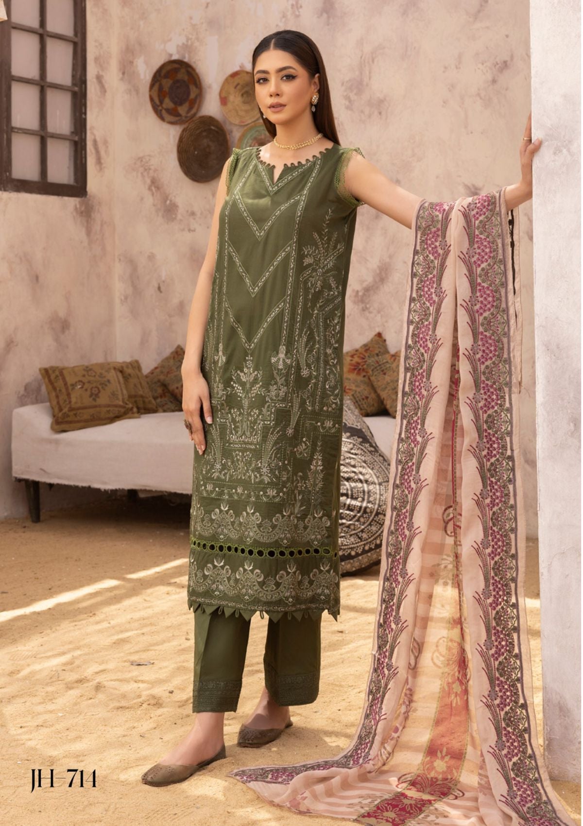 Lawn Collection - Johra - Bazif - JH#714