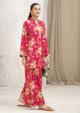 Pret Collection - Mehryam - Pure Comfort Co-Ord's - Cherry Red Floral Accents