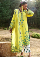 Lawn - Zaha - Unstitched Lawn 25 - ELAYA (ZL25-10 B)