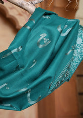 Pashmina Ari Work Jaaldar Scarf D#10 - DS Green