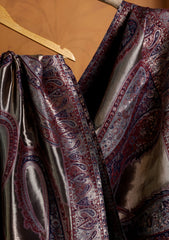 Pashmina Zari Jamawar Shawl D#15 - N Blue