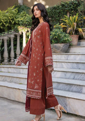 Lawn - Farasha - Bahar - FB25#03 - Russet Dusk