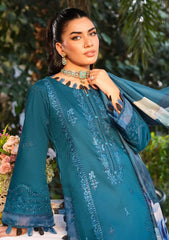 Lawn - Menaal - Luxury 26 - MLL#03 - AZURE BLOSSOM