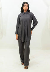 Pret - Zauk - Eid Edit - Premium 26 - Charcoal Gray