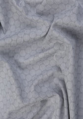 Elite Men Egyptian Selvage Dobby Cotton Fabric - L Grey