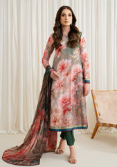 Winter Collection - Zarif - Prints - Georgette Silk - D#08 - Insiah