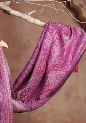 Pashmina Jamawar Scarf D#87 - Red