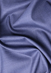 Loro Piana Travel Line Mooving Wool Fabric - Blue