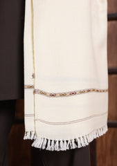 Men Shawls - Wool Shawls - D#16 - Off White