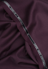 Scabal Super 100's Brussels 260 Gr Wool Suiting - Midnight Purple
