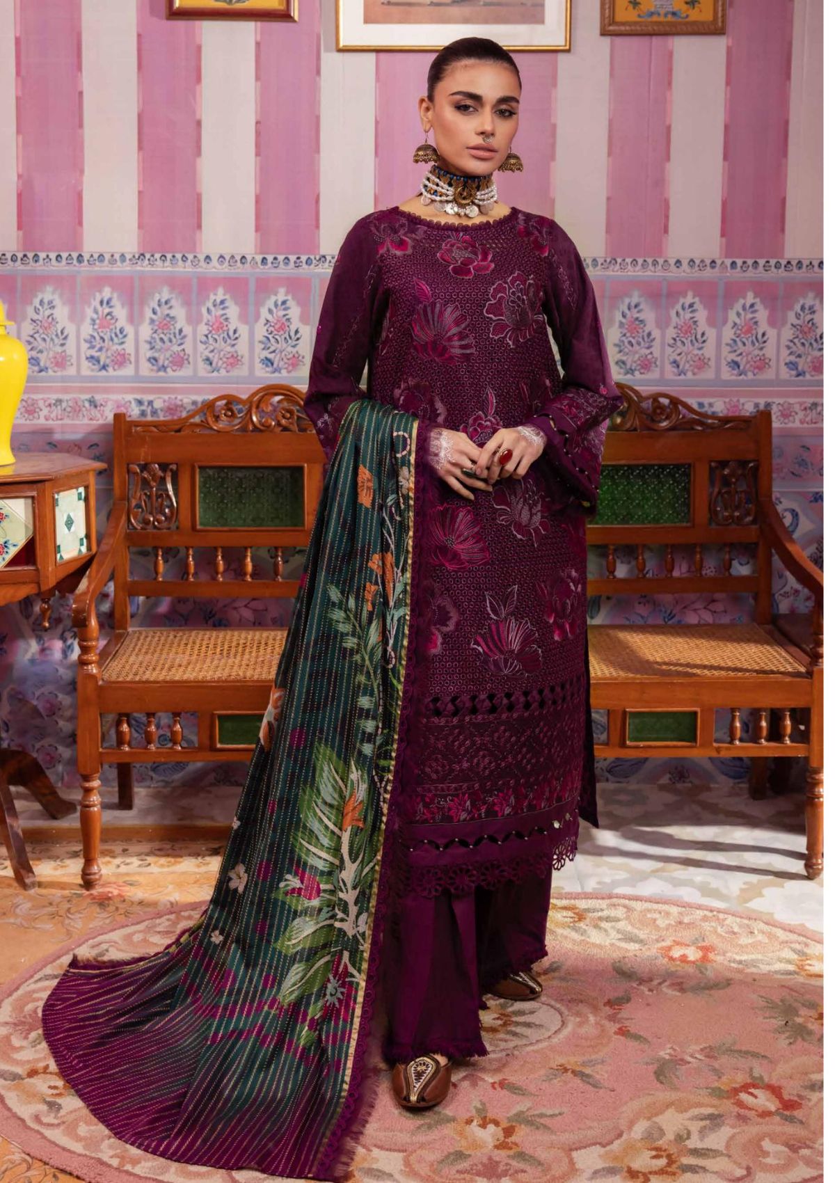 Lawn Collection - Nureh - Maya Lawn - NS- 115