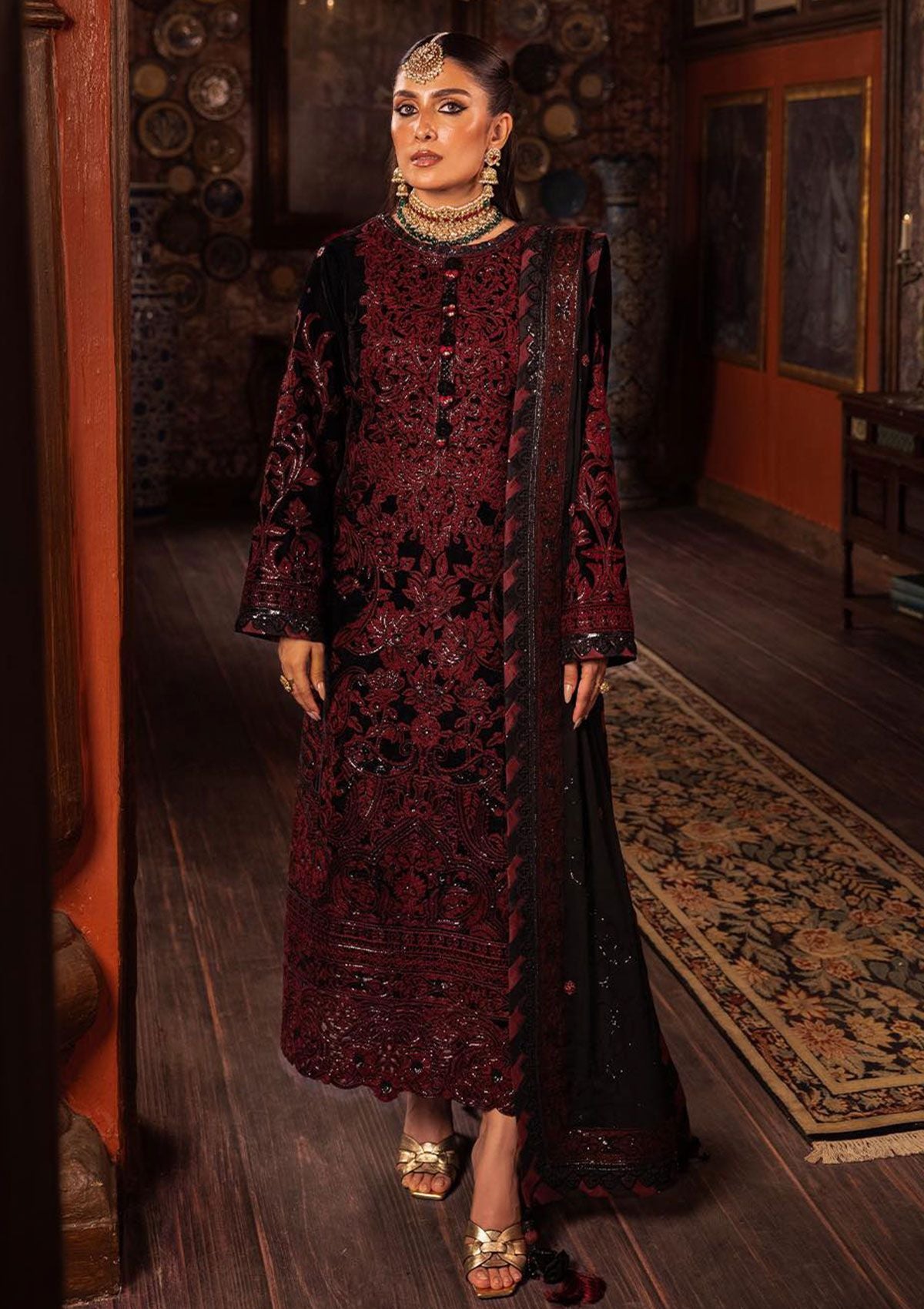 Winter Collection - Asim Jofa - Makhmal - Wedding - Velvet - AJMM#12