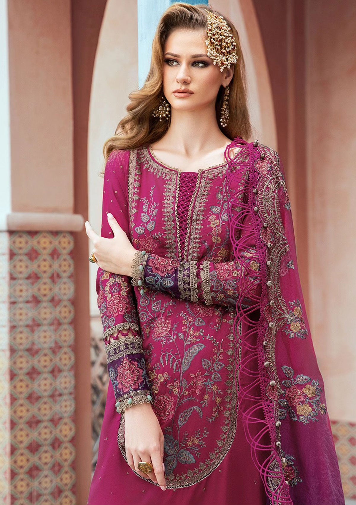 Formal Collection - Maria B - Sateen - Fall - MSF#04 – Saleem Fabrics ...