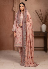 Winter - Riwaj - Printed Marina - 3 Pcs - Wool Shawl 25 - D#16