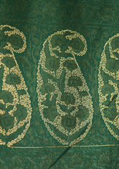 Pashmina Ari Work Shawl D - 215 - D Green