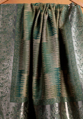 Pashmina Zari Jamawar Shawl D#103 - Green