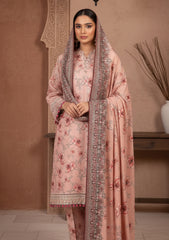 Winter - Riwaj - Printed Marina - 3 Pcs - Wool Shawl 25 - D#16