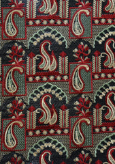 Elite Men Embroidered Jamawar Fabric - Multi