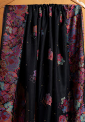 Pashmina Jamawar Shawl D#157 - Black