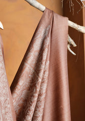 Pashmina Embroidered Jaaldar Shawl D#34 - Brown