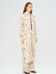 Pret - Moven - Bohemian Style Maxi Dress with Floral Embroidery and Sequins - Skin