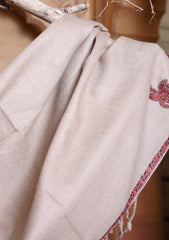 Pashmina Kashmiri Border Scarf D#17 - Skin