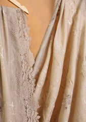 Pashmina Chantilly Patch Work Shawl D#04 - Skin