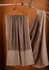 Pashmina Embroidered Jaaldar Shawl D#08 - Skin