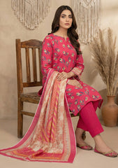 Winter - Rubaaiyat - D Prints - Marina 26 - Wool Shawl - RPM#10 - SH Pink