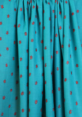 Pashmina Kashmiri Border Shawl D#177 - DS Green