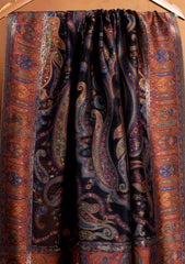 Silk Zari Jamawar Shawl D#36 - Multi