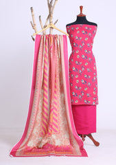 Winter - Rubaaiyat - D Prints - Marina 26 - Wool Shawl - RPM#10 - SH Pink