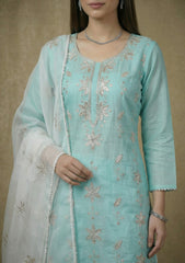 Formals - Riwaj - Fancy 26 - Gotta Work - 2 Pcs - D#03 - Ferozi