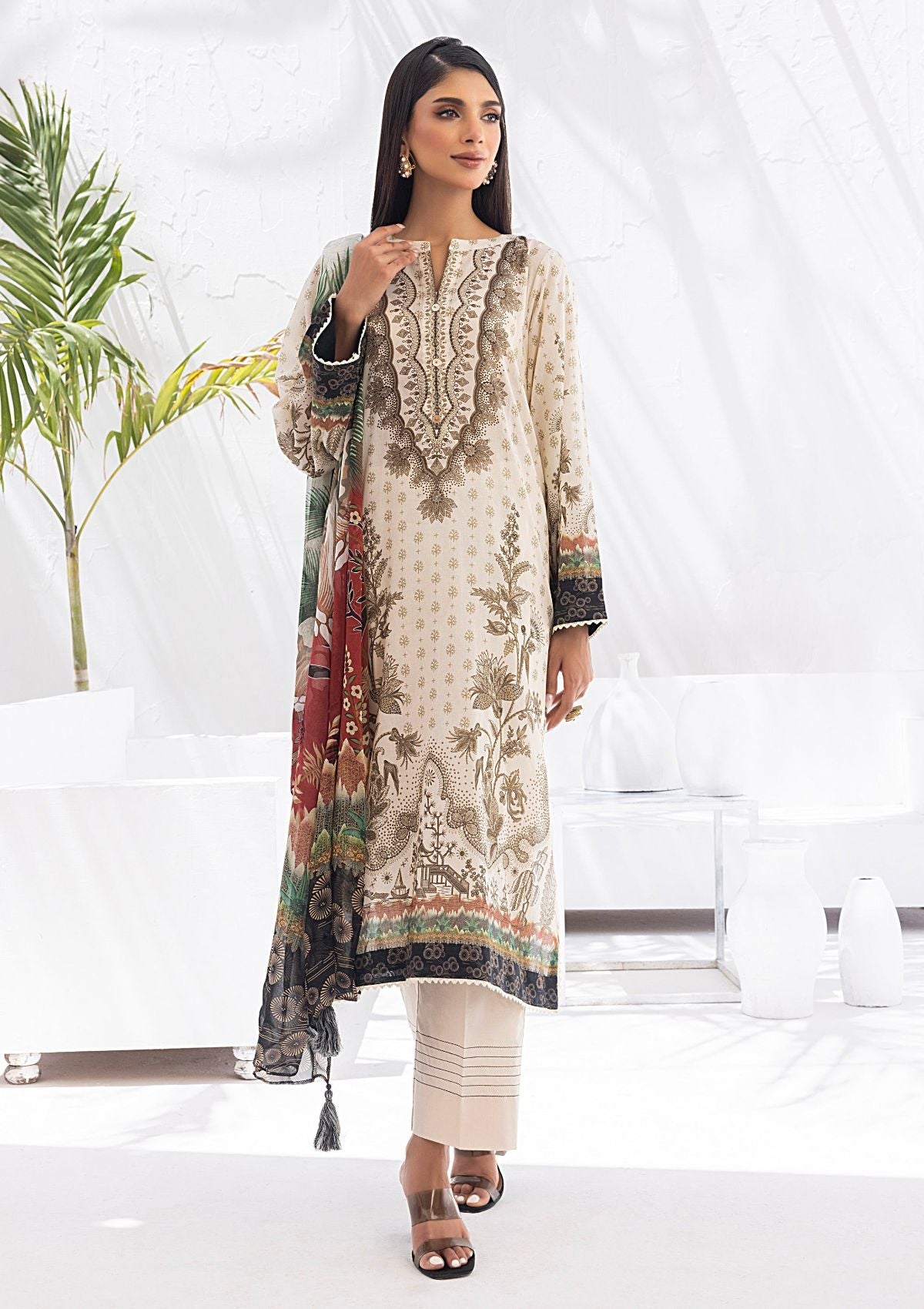 Lawn Collection - Lakhany - Komal Signature Prints - LG-MM-0105