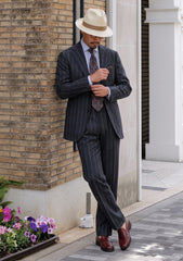 Carlo Barbera Riserva Superfine Exclusive Wool Fabric - P Grey