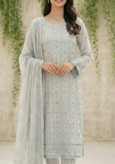 Formals - Riwaj - Fancy Bamber Chiffon - 2 Pcs Suit - CBD#06 - Grey
