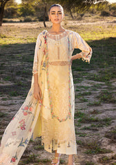 Lawn Collection - Al Zohaib - Mahiymaan - Eid Edit - ALM24#12 - Lemon Delight