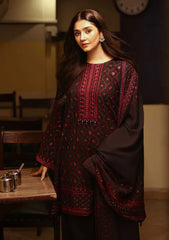 Winter - Cross Stitch - Khaddar Unstitched 25 - KAR#102 - GARNET GRACE