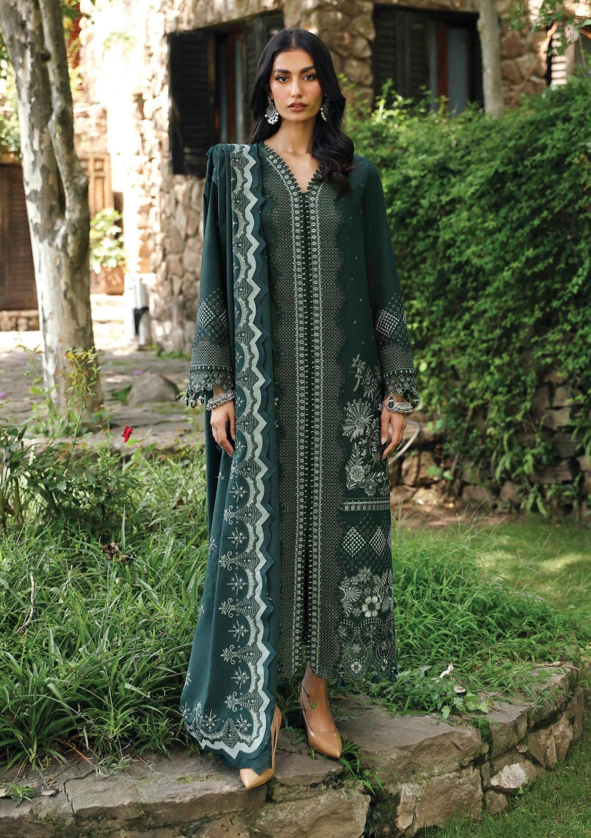 Winter Collection - Qalamkar - Qlinekari - Linen 24 - QLK24#05 - Ailis