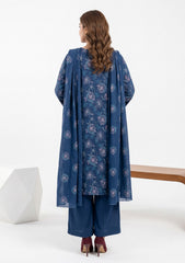 Winter - Rubaaiyat - Pashmina Embroidered 26 - D#08 - Blue