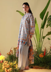 Lawn - Sahar - Mirha 26 - SS1-26-21 - Silver Mosaic